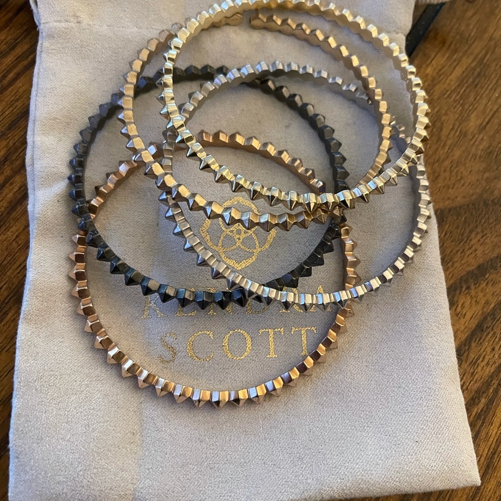Kendra Scott bracelet stack